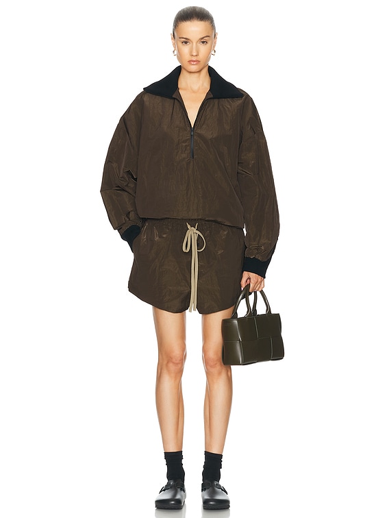Wrinkled Polyester Running Short