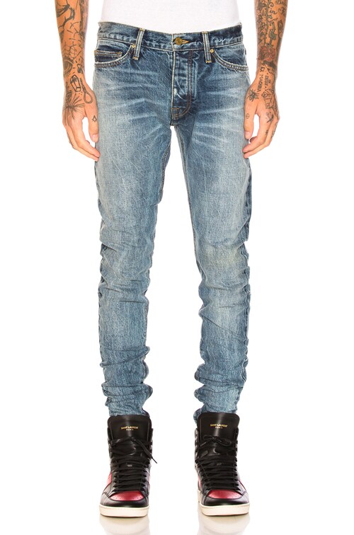 Fear of God Selvedge Denim Vintage Jean in Clean Vintage | FWRD