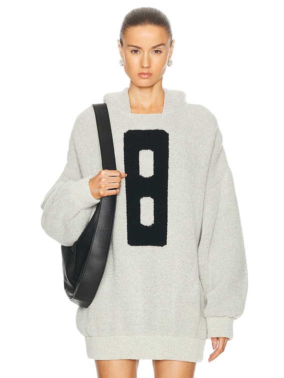 Fear of God Virgin Wool Boucle 8 Hoodie in Dove Grey | FWRD