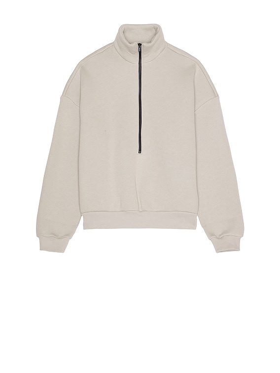 Fear of God Fleece Half Zip Mockneck in Paris Sky | FWRD