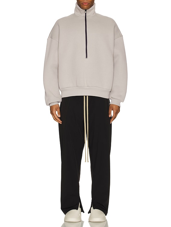 Fear of God Fleece Half Zip Mockneck in Paris Sky | FWRD