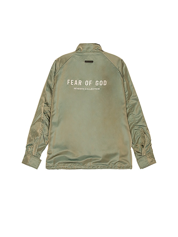 Fear of god green jacket hotsell