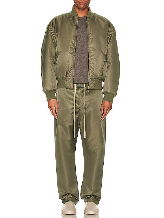 Fear of God Eternal Bomber Jacket in Olive | FWRD