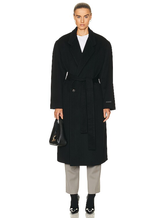 Fear of God Eternal Overcoat Jacket in Black | FWRD