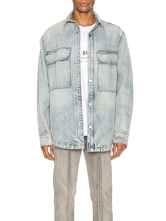 fear of god denim shirt