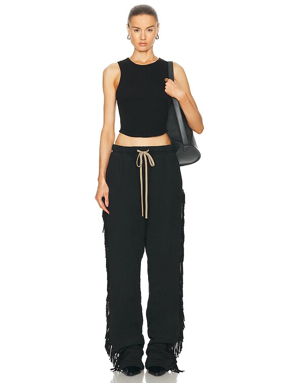 Fringe sweatpants online