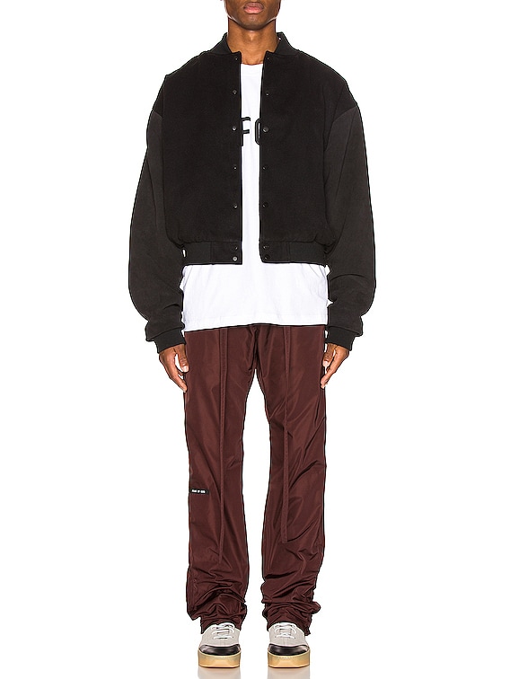 Fear of God Baggy Nylon Pant in Merlot | FWRD