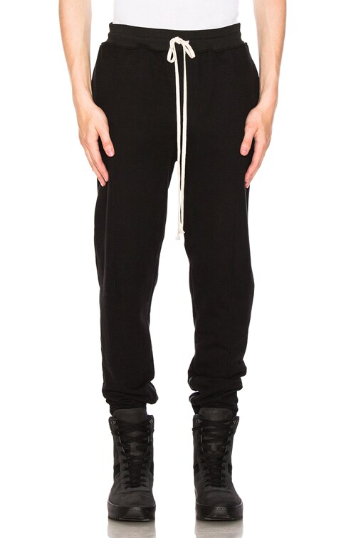 Fear of God Heavy Terry Sweatpants in Black | FWRD