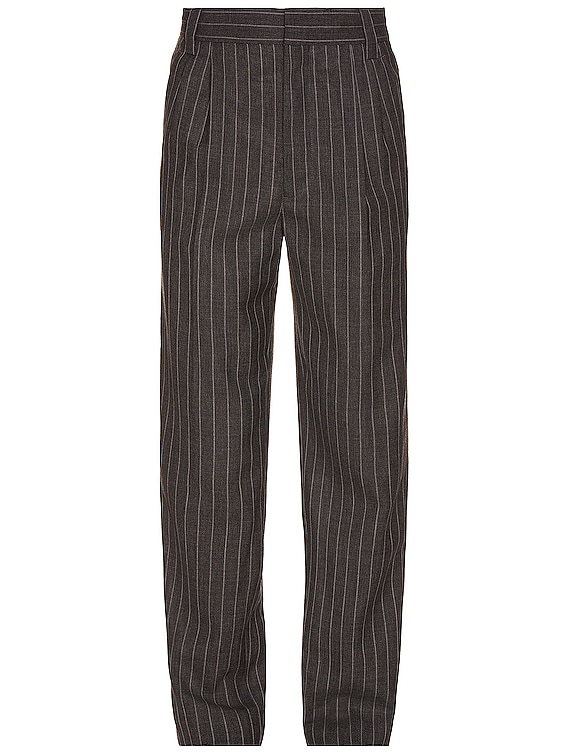 Double Pleated Tapered Trouser