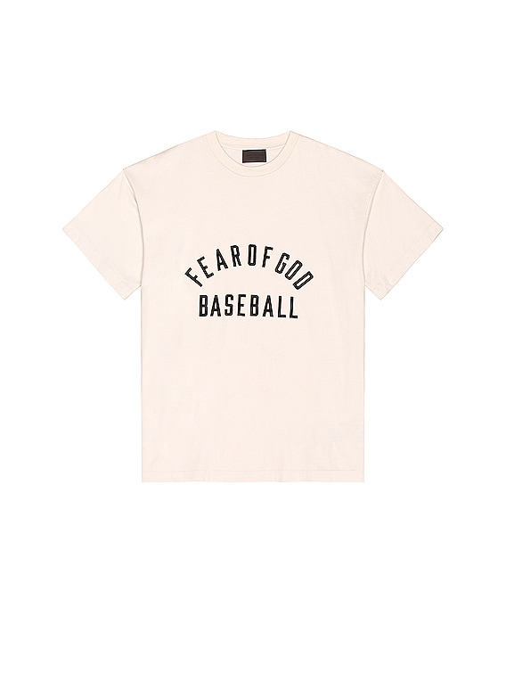 Fear of God Baseball Tee in Sand & Black | FWRD