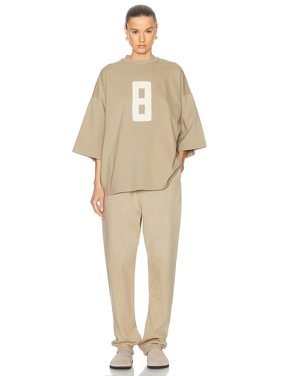 Fear of God Embroidered 8 Milano Tee in Dune | FWRD