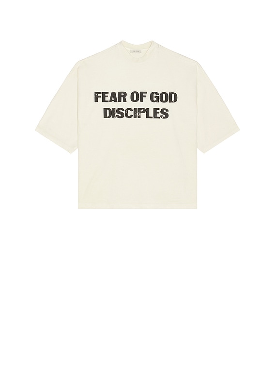 Fear of God Relaxed Disciple Tee in Oat | FWRD