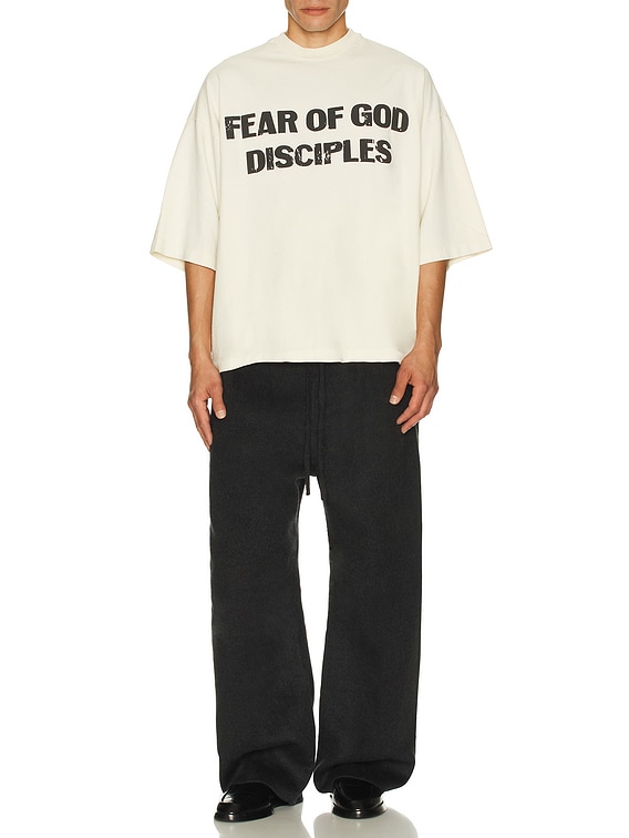 Fear of God Relaxed Disciple Tee in Oat | FWRD