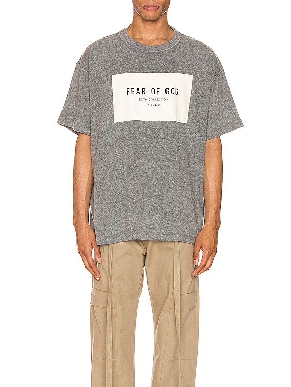 Fear of God 6th Collection Tee in Heather Grey | FWRD