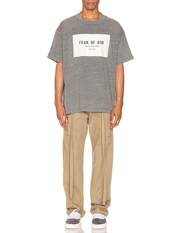 Fear of God 6th Collection Tee in Heather Grey | FWRD