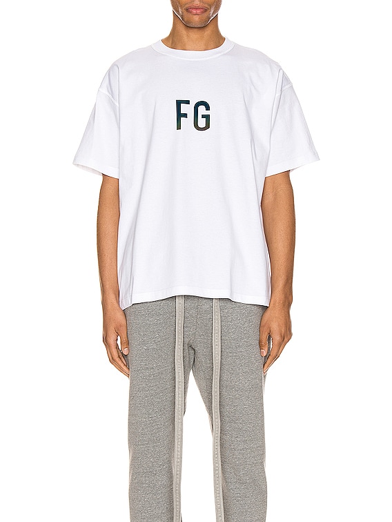 FEAR OF GOD ☆ White FG In Side Out Teeトップス
