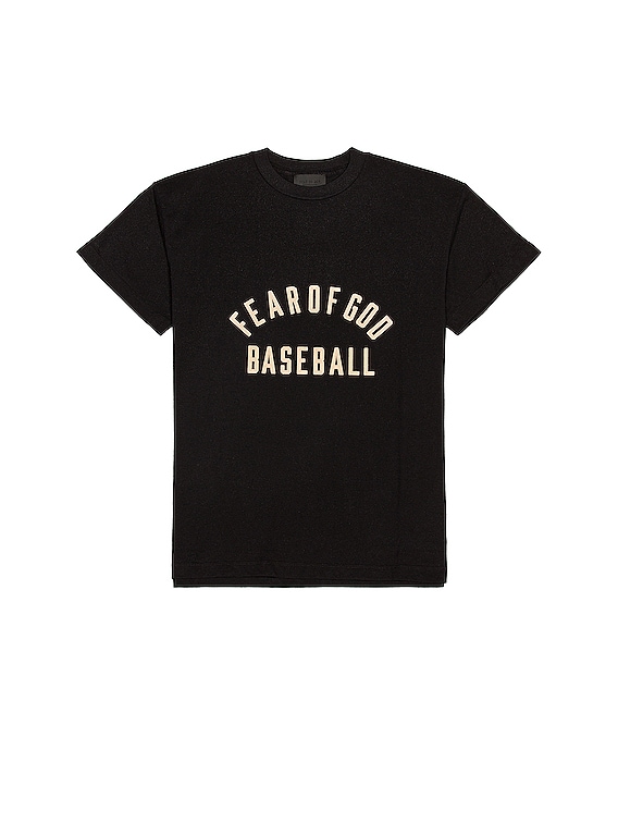 Fear of God Baseball Tee in Black | FWRD