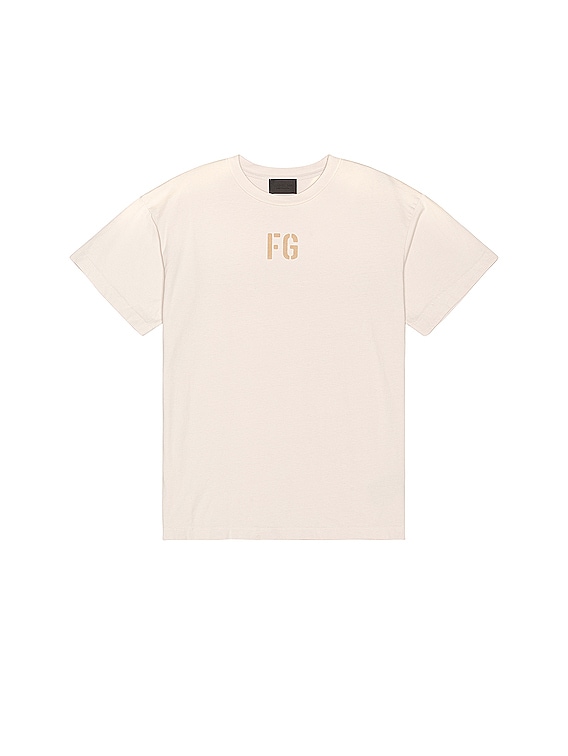 Fear of God FG Tee in Vintage Concrete White | FWRD