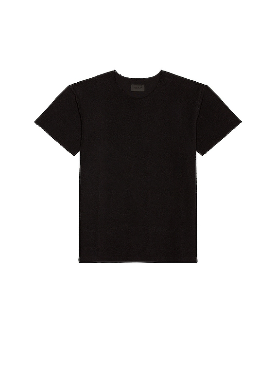 Fear of God Inside Out Terry Tee in Black | FWRD