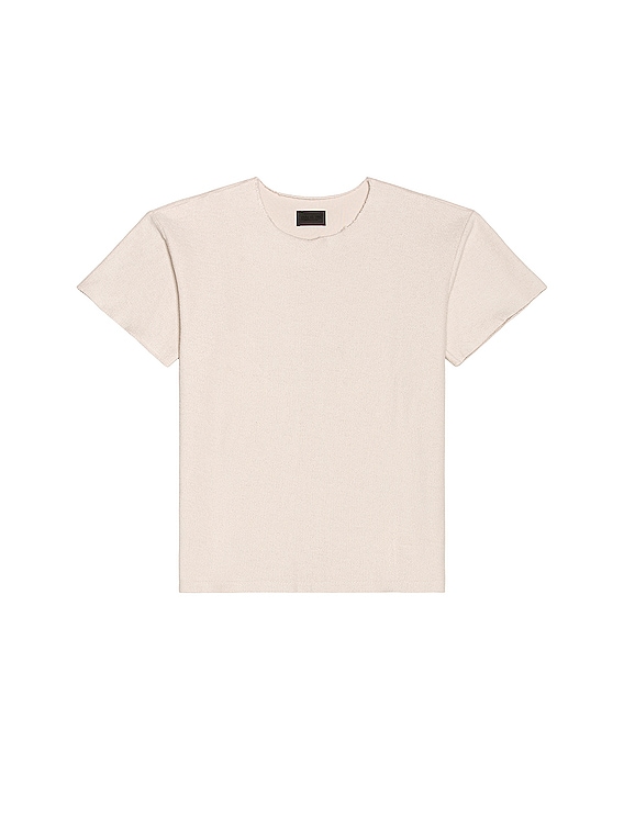 Fear of God Inside Out Terry Tee in Concrete White | FWRD