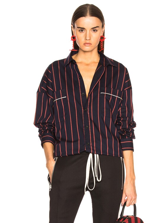 fear of god striped shirt