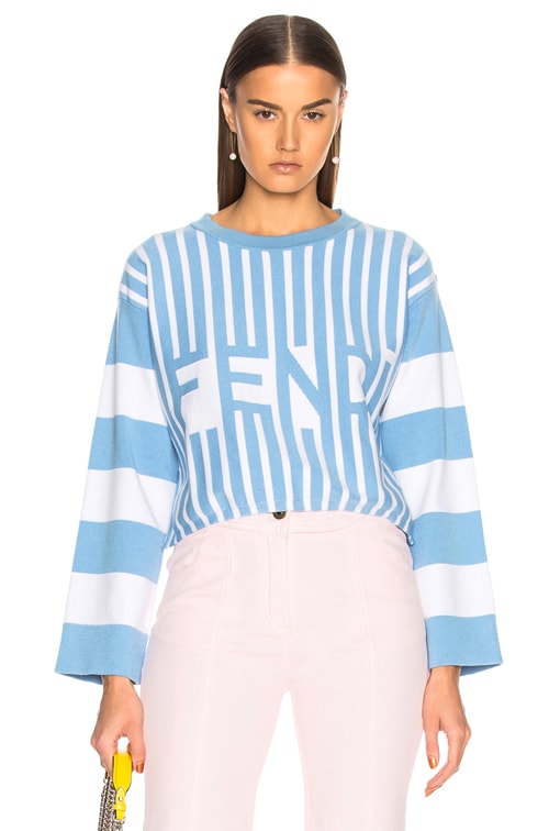 fendi striped sweater