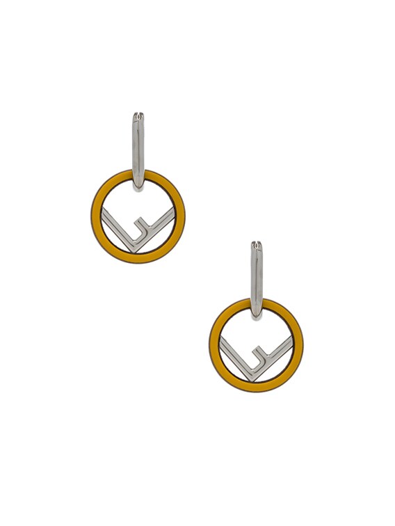 FF earring - Silver-colored earring | Fendi