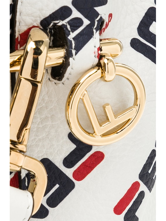 FENDI◆8bs010-a5p6◆Fendi X FILA MINI LOGO MON TRESOR FENDI x FILA Mon Tresor 2Way Drawstring Mini Hand Bag