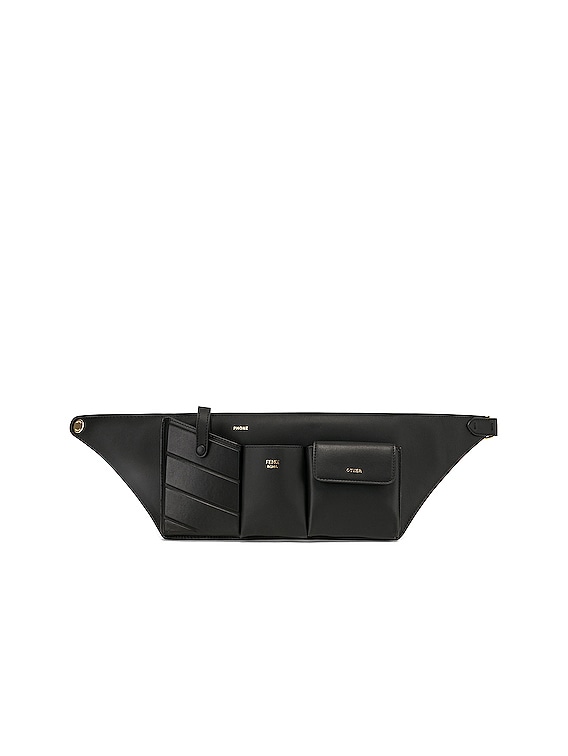 Fendi Pocket Belt Bag in Black | FWRD