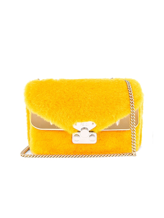 fendi yellow purse