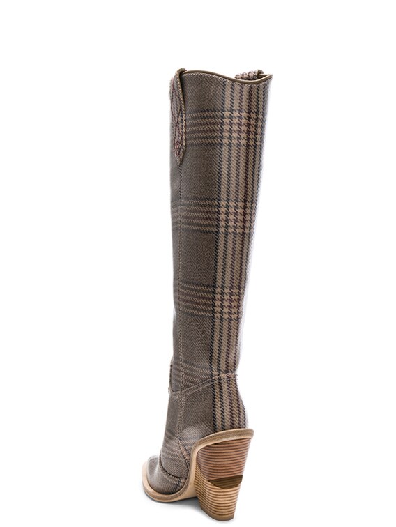 fendi tall western boots