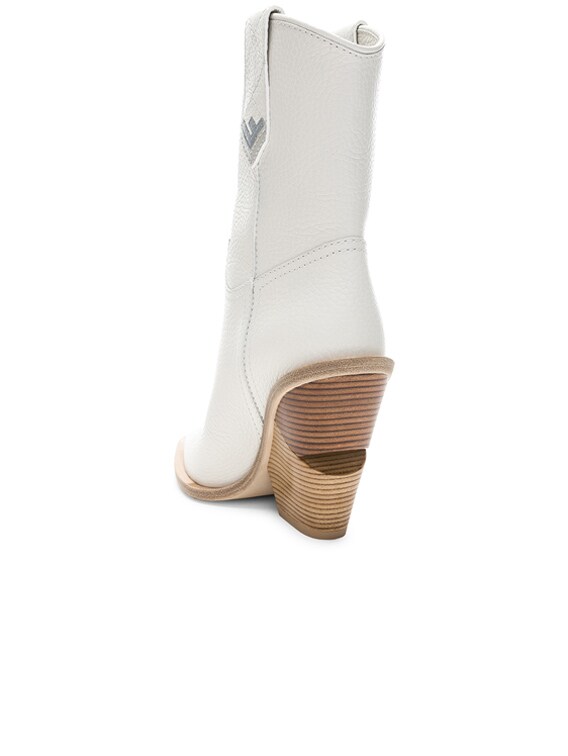 fendi white cowboy boots