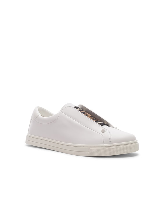 Fendi Rockoclick Sneakers in White | FWRD