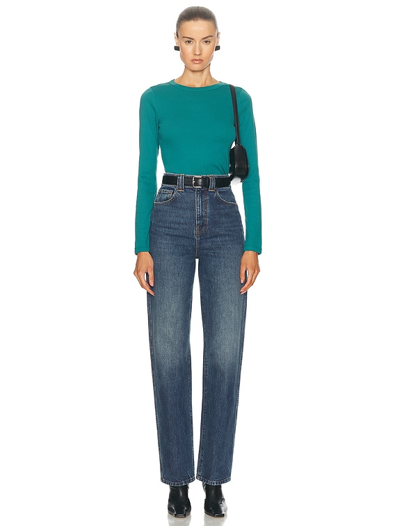 FLORE FLORE Max Tee in Pine | FWRD