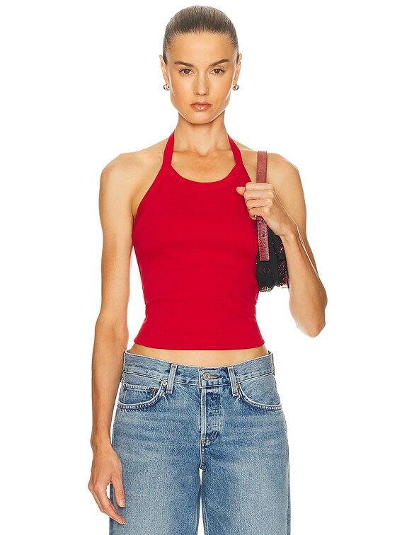 FLORE FLORE Angie Tank in Red | FWRD