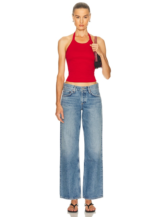 FLORE FLORE Angie Tank in Red | FWRD