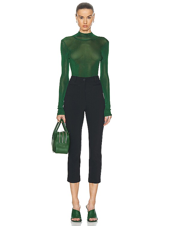 パンツ FERRAGAMO FW23 Stretch pants (0767885 NERO) Ferragamo Black Stretch pants for Women Online USA at