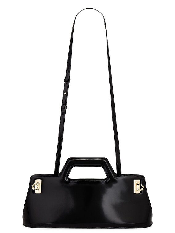Ferragamo Wanda Bag in Nero | FWRD