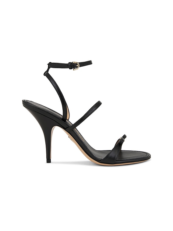 サンダル・ミュール FERRAGAMO Ariel leather sandal Nero Ferragamo Ariel Sandal in Nero | FWRD