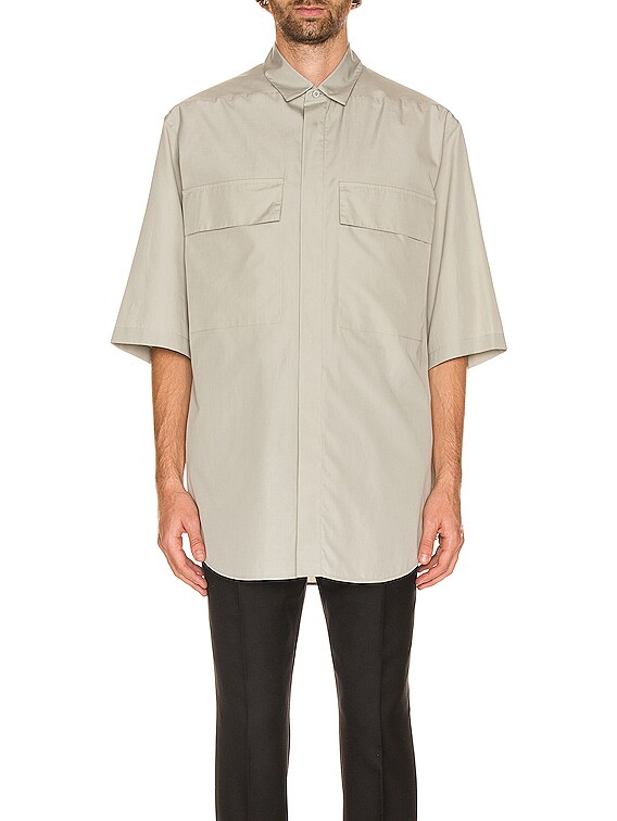london fog dress shirt Mavi Men's Edition Pocket Button-Up Shirt In London Fog