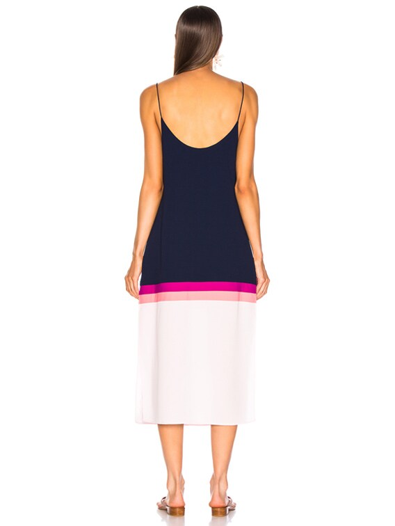 Flagpole Lennon Dress In North Navy Multi Fwrd