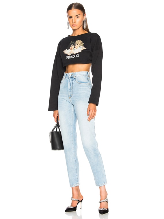 fiorucci cropped sweatshirt