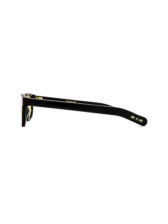 Flatlist Le Bucheron in Solid Black & Solid Yellow Lens | FWRD display picture 3