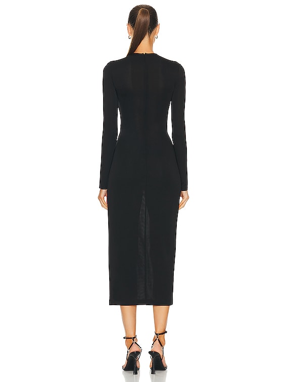 Midi Dress With Side Snaps