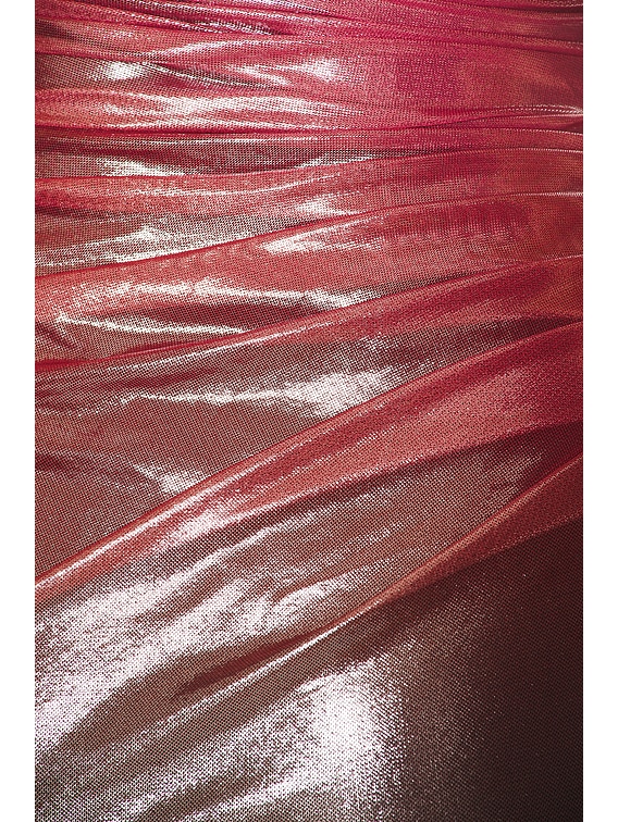 fleur du mal Ombre Shine Dress in Pink Metallic Ombre | FWRD