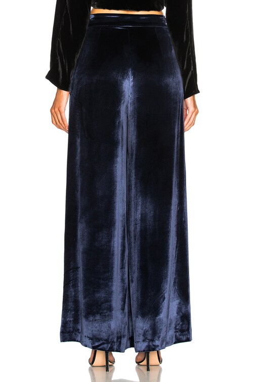 midnight velvet pants