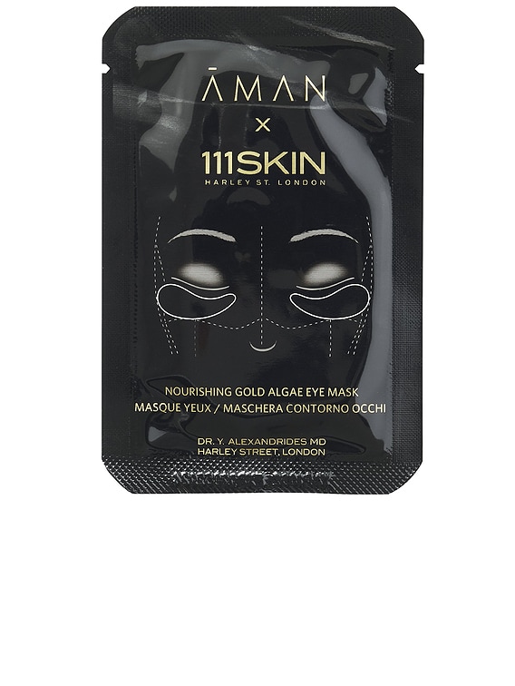 AMAN✖️111SKIN MASK【8枚】 AMAN x 111SKIN Nourishing Gold Algae Eye Mask 8 Pack | FWRD
