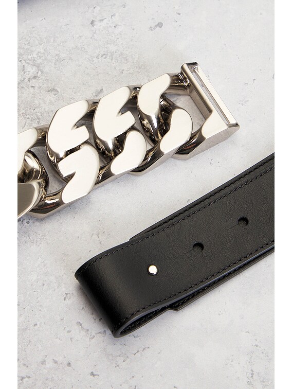 ベルト GIVENCHY LEATHER BELT WITH G CHAIN BUCKLE Givenchy G Chain buckle belt | Eraldo.com US