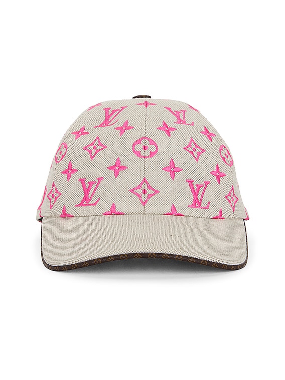 FWRD Renew Louis Vuitton Monogram Starboard Cap in Pink