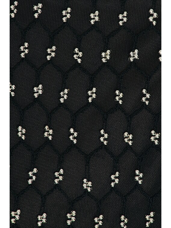 FWRD Renew Dolce & Gabbana Beaded Mesh Dress in Black | FWRD